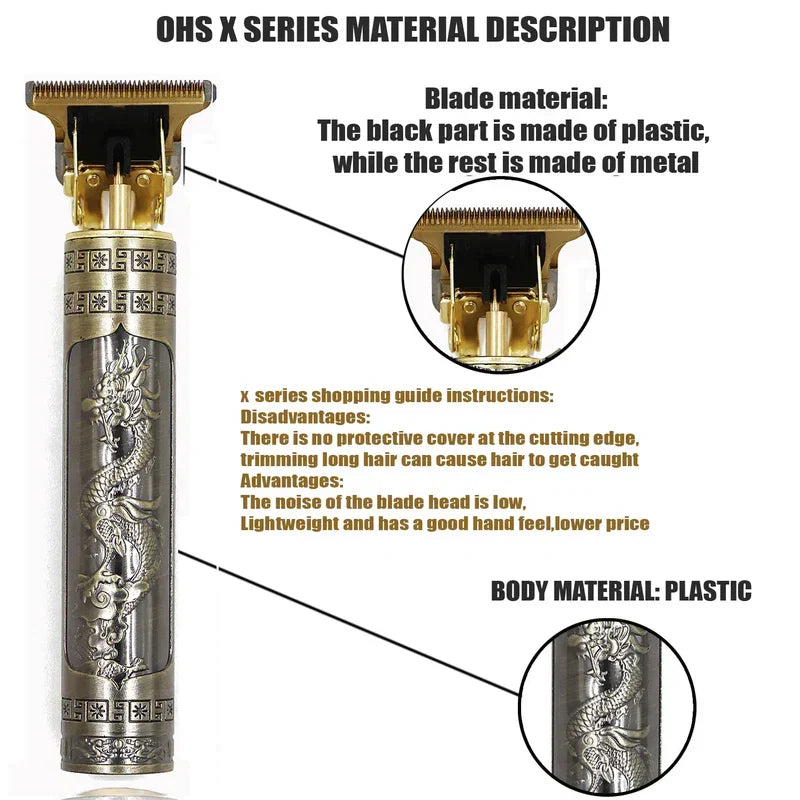 9 Hair Clipper Repair Beard Shaving Body Hair Trimmer Clippers Electric Machine Men Haircut Machine 0mm Barber Shaver