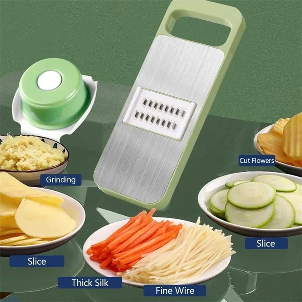 5 in 1 In 1 Vegetable Cutter With Stainless Steel Blades