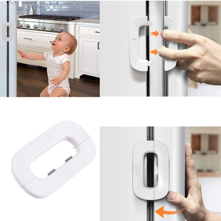 Child Safety Fridge Lock - Baby Proof Refrigerator & Cabinet Door Lock