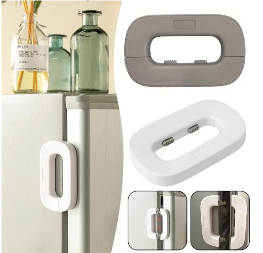 Child Safety Fridge Lock - Baby Proof Refrigerator & Cabinet Door Lock