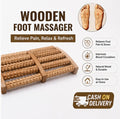 Wooden Foot Massager Roller | Relieve Foot Pain, Stress & Improve Blood Circulation