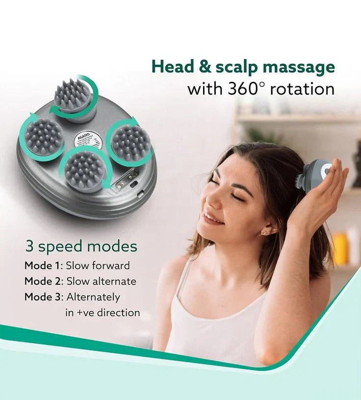 USB Rechargeable Samart Scalp Haed Massager Stress Relief Device