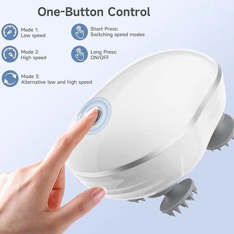 USB Rechargeable Samart Scalp Haed Massager Stress Relief Device