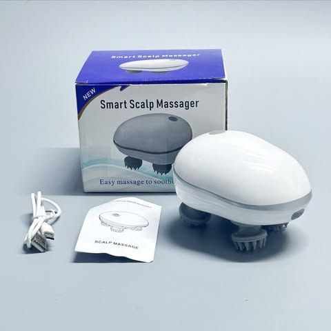 USB Rechargeable Samart Scalp Haed Massager Stress Relief Device