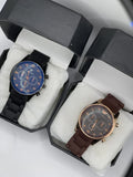 Leather Fashion Watch for Men – Dual Color Options