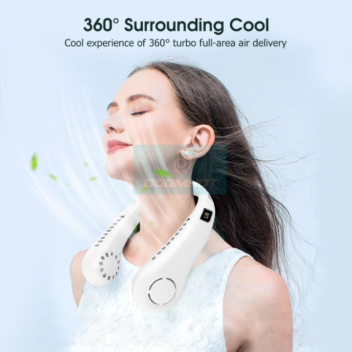 Neck Hanging Fan Portable Rechargeable Fan