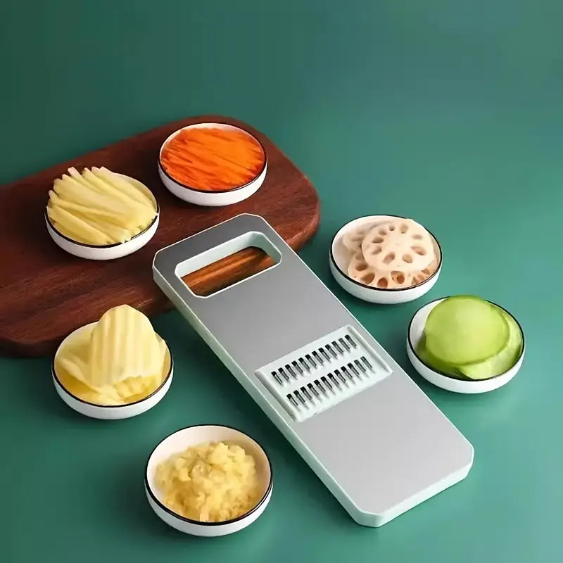 5 in 1 In 1 Vegetable Cutter With Stainless Steel Blades